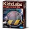 4M KidzLabs Fingerprint Science Kit – Hands-On STEM Activity Set with Observation Tools, Ages 8+